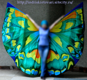 Крылья с рисунком бабочка
